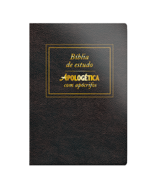 BÍBLIA APOLOGÉTICA COM APÓCRIFOS - LUXO PRETA