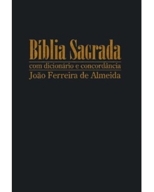 BÍBLIA ARC GIGANTE - DICIONÁRIO E CONCORDÂNCIA - LUXO PRETA