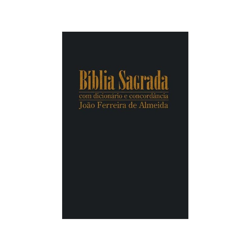 BÍBLIA ARC GIGANTE - DICIONÁRIO E CONCORDÂNCIA - LUXO PRETA