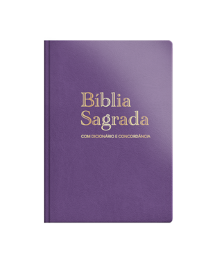 BÍBLIA ARC GRANDE - DICIONÁRIO E CONCORDÂNCIA - LUXO ESPECIAL ROXA