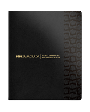 BÍBLIA ARC LEIA E ANOTE - PRETA: CAPA LUXO, LATERAL DOURADA E FITILHO