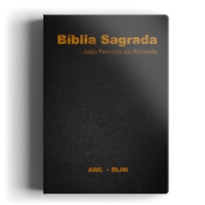 BÍBLIA ARC SLIM LUXO PRETA: MAIS LEVE, MAIS PRÁTICA MESMO CONTEÚDO!