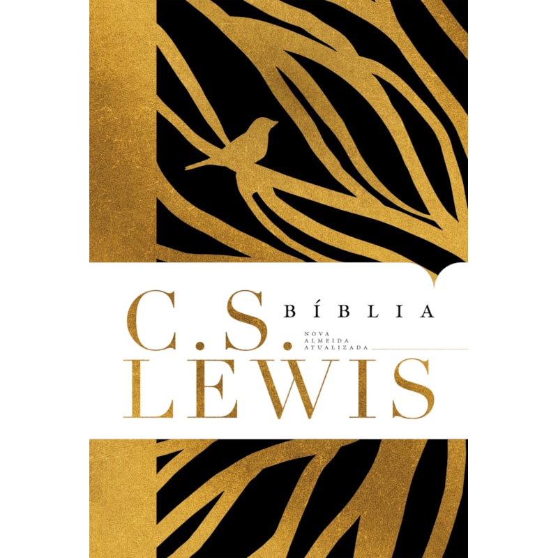 BÍBLIA C. S. LEWIS NAA, CAPA DURA PRETA, LEITURA PERFEITA