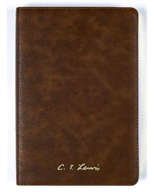 BÍBLIA C. S. LEWIS NVI, LETRA TRADICIONAL, FONTE LEITURA PERFEITA, CAPA LUXO MARROM