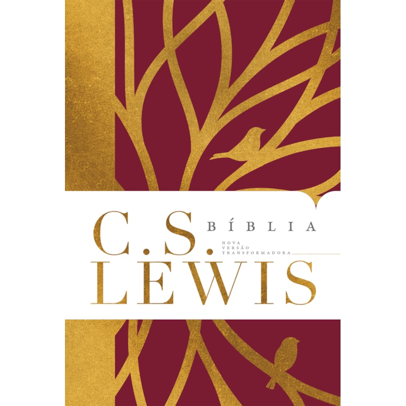BÍBLIA C. S. LEWIS NVT, CAPA DURA VERMELHA, LEITURA PERFEITA