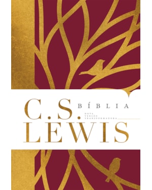 BÍBLIA C. S. LEWIS NVT, CAPA DURA VERMELHA, LEITURA PERFEITA