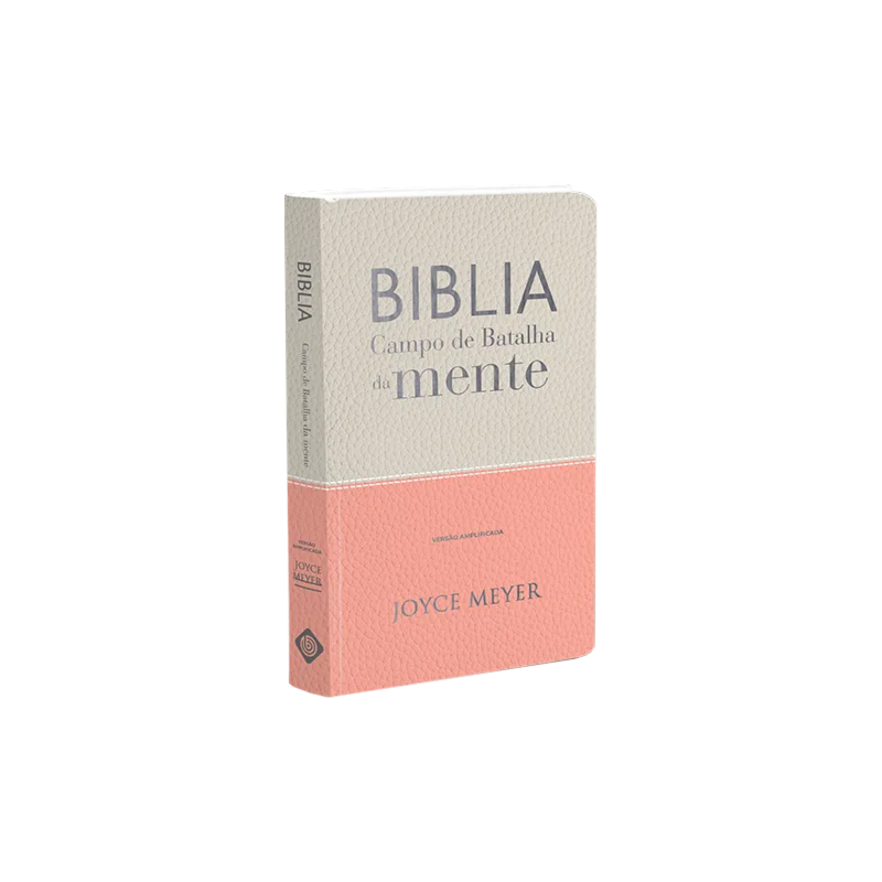 BIBLIA CAMPO DE BATALHA DA MENTE - BRANCO E ROSA