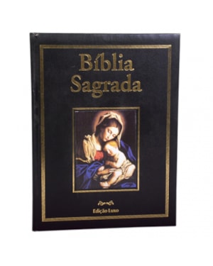 BÍBLIA CATÓLICA ILUSTRADA SAGRADA FAMÍLIA - CAPA PRETA