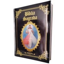 BÍBLIA CATÓLICA ILUSTRADA SAGRADA FAMÍLIA - CAPA PRETA