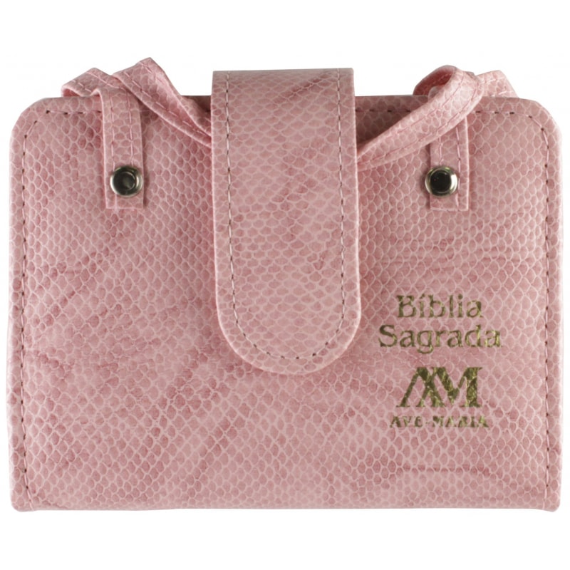 BÍBLIA COM ALÇA - BOLSO - ROSA