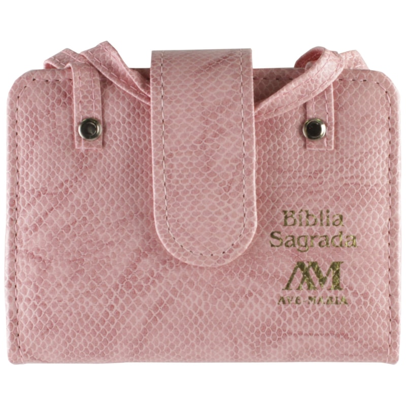 BÍBLIA COM ALÇA - BOLSO - ROSA