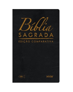 BÍBLIA COMPARATIVA ARC - NVI - LUXO PRETA