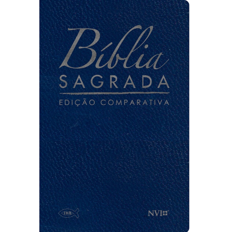 BÍBLIA COMPARATIVA EXTRA GIGANTE RC - NVI - LUXO AZUL