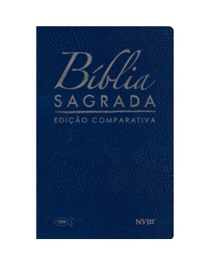 BÍBLIA COMPARATIVA EXTRA GIGANTE RC - NVI - LUXO AZUL
