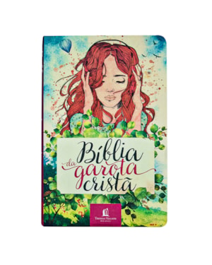 BÍBLIA DA GAROTA CRISTÃ NTLH, LETRA TRADICIONAL, CAPA FLEXÍVEL DE TECIDO AQUARELA