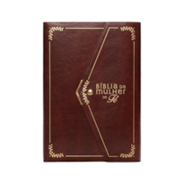 BÍBLIA DA MULHER DE FÉ, NVI, LETRA GRANDE, CAPA LUXO VINHO COM FECHAMENTO CARTEIRA: NOVA VERSÃO INTERNACIONAL