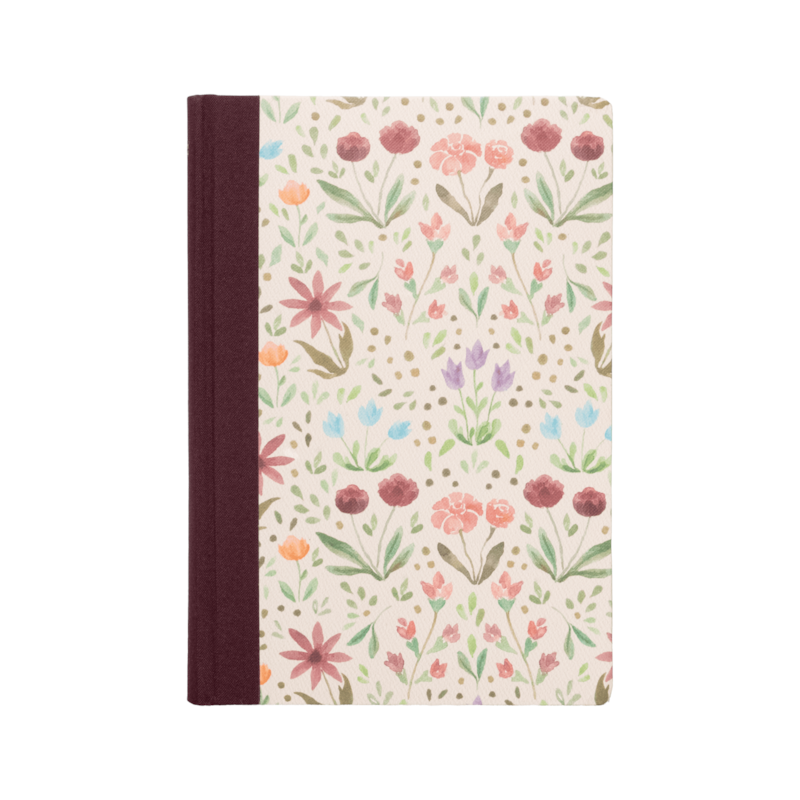 BÍBLIA DA MULHER DE FÉ NVI, LETRA GRANDE, TECIDO VINHO SOBRE CAPA DURA, AQUARELA: NOVA VERSÃO INTERNACIONAL