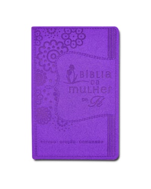 BÍBLIA DA MULHER DE FÉ NVI, LETRA TRADICIONAL, COM DEVOCIONAIS DE SHEILA WALSH, CAPA LUXO ROXA