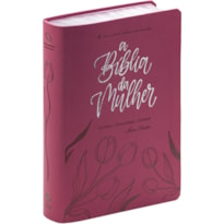 BÍBLIA DA MULHER NAA, LETRA REGULAR, CAPA COURO SINTÉTICO TULIPA - PINK: NOVA ALMEIDA ATUALIZADA (NAA)