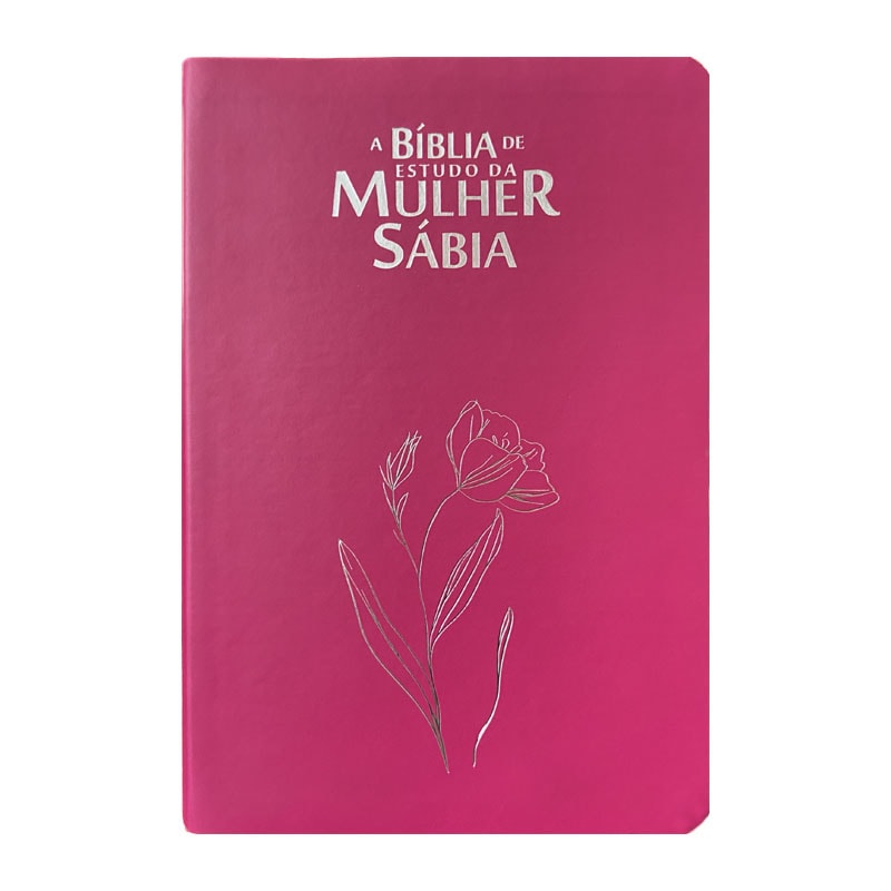 BÍBLIA DA MULHER SÁBIA FULL COLOR C/ HARPA - MAGNÓLIA PINK