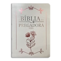 BÍBLIA DA PREGADORA FIEL PU NOBRE LUXO - BRANCA