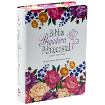 BÍBLIA DA PREGADORA PENTECOSTAL ARC, LETRA REGULAR, COM MAPA, CAPA COURO SINTÉTICO FLORIDA, EDIÇÃO AMPLIADA: ALMEIDA REVISTA E CORRIGIDA (ARC)