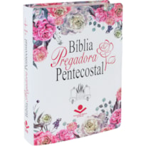 BÍBLIA DA PREGADORA PENTECOSTAL ARC, LETRA REGULAR, COM MAPA, CAPA COURO SINTÉTICO ILUSTRADA: BEGE: ALMEIDA REVISTA E CORRIGIDA (ARC)