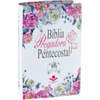 BÍBLIA DA PREGADORA PENTECOSTAL ARC, LETRA REGULAR, COM MAPA, CAPA COURO SINTÉTICO ILUSTRADA: LILAS: ALMEIDA REVISTA E CORRIGIDA (ARC)