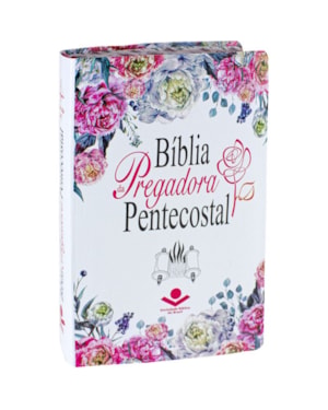 BÍBLIA DA PREGADORA PENTECOSTAL ARC, LETRA REGULAR, COM MAPA, CAPA COURO SINTÉTICO ILUSTRADA: LILAS: ALMEIDA REVISTA E CORRIGIDA (ARC)