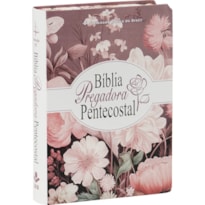 BÍBLIA DA PREGADORA PENTECOSTAL ARC, LETRA REGULAR, COM MAPA, TAMANHO GIGANTE, CAPA COURO SINTÉTICO ILUSTRADA: CINZA: ALMEIDA REVISTA E CORRIGIDA (ARC)