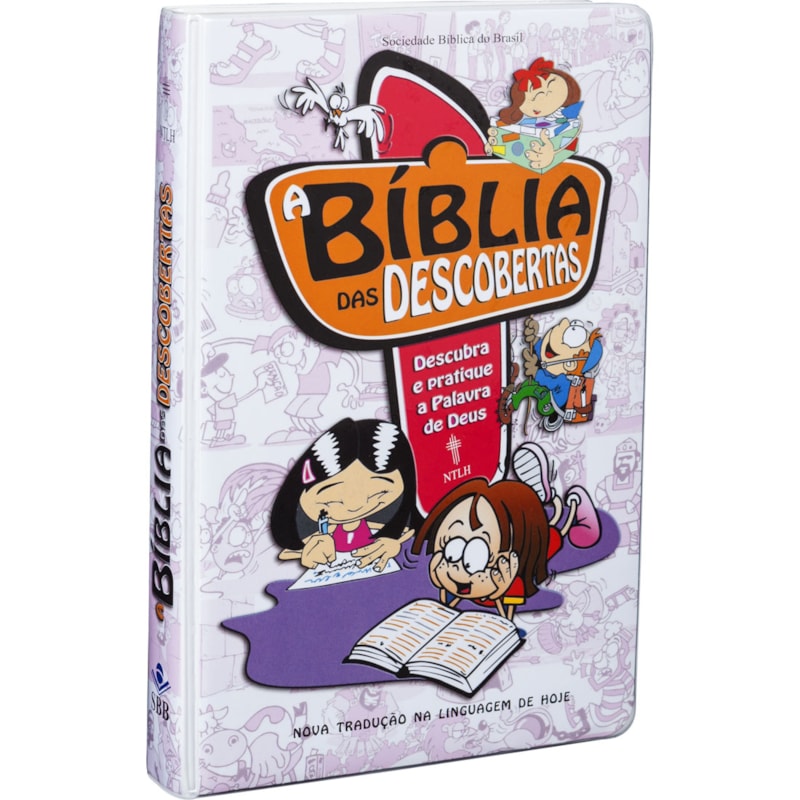 BÍBLIA DAS DESCOBERTAS NTLH, LETRA REGULAR, COM MAPA, CAPA DURA ROSA: NOVA TRADUÇÃO NA LINGUAGEM DE HOJE (NTLH)