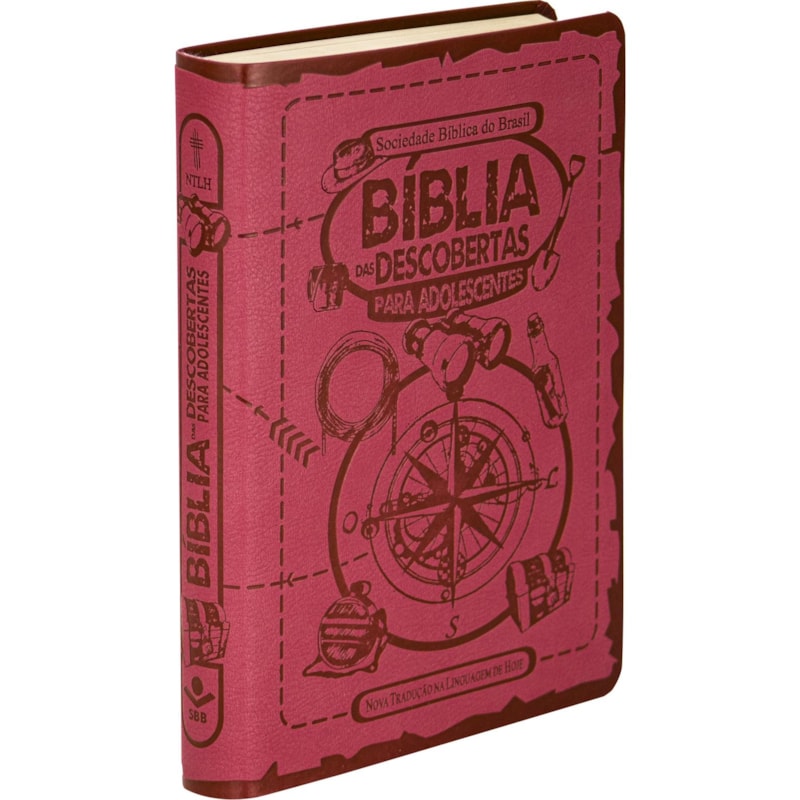 BÍBLIA DAS DESCOBERTAS PARA ADOLESCENTES NTLH | SBB | A BÍBLIA DAS DESCOBERTAS PARA ADOLESCENTES - CAPA EM COURO SINTÉTICO, PINK: NOVA TRADUÇÃO NA LINGUAGEM DE HOJE (NTLH)