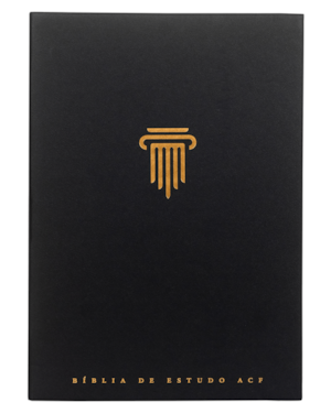BÍBLIA DE ESTUDO ACF, CAPA LUXO PRETA | COM COMENTÁRIOS DA KING JAMES STUDY BIBLE
