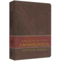 BIBLIA DE ESTUDO CRONOLOGICA APLICACAO PESSOAL TARJA MARROM