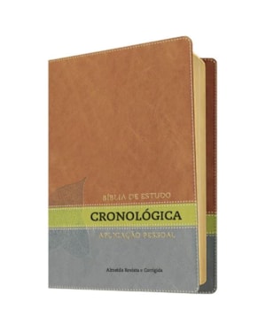 BIBLIA DE ESTUDO CRONOLOGICA APLICACAO PESSOAL TARJA VERDE