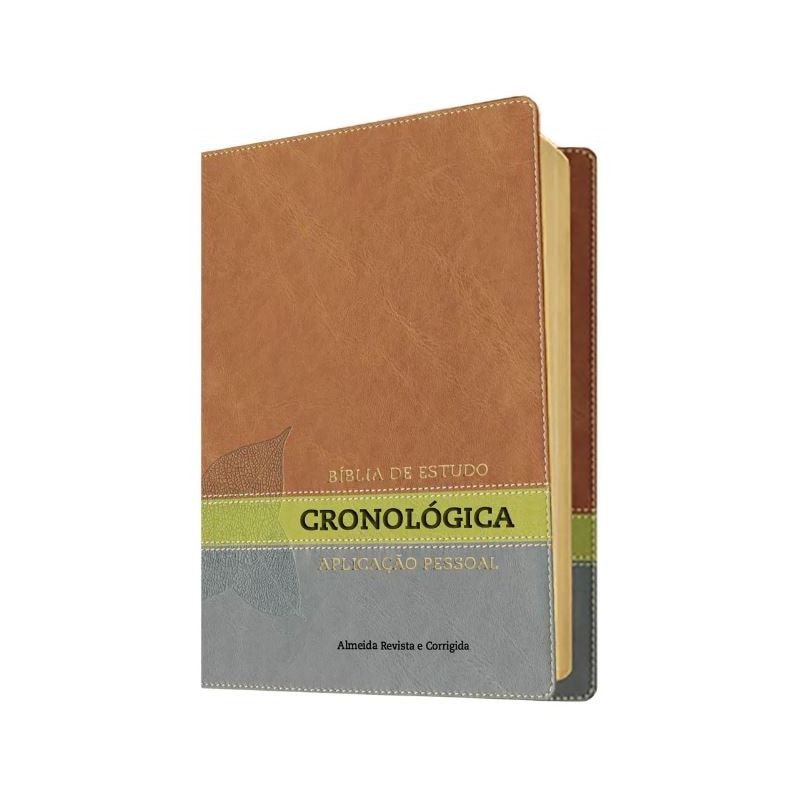 BIBLIA DE ESTUDO CRONOLOGICA APLICACAO PESSOAL TARJA VERDE