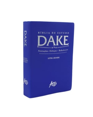 BIBLIA DE ESTUDO DAKE - AZUL