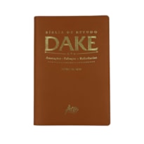 BIBLIA DE ESTUDO DAKE - CARAMELO