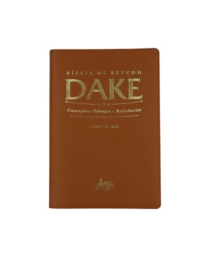 BIBLIA DE ESTUDO DAKE - CARAMELO