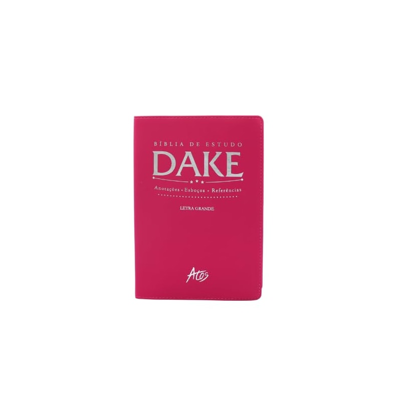 BIBLIA DE ESTUDO DAKE - ROSA