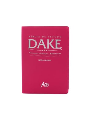 BIBLIA DE ESTUDO DAKE - ROSA