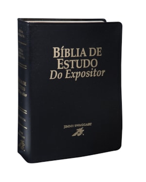 BÍBLIA DE ESTUDO DO EXPOSITOR, LETRA REGULAR, COM MAPA, CAPA COURO SINTÉTICO PRETA: NOVA VERSÃO TEXTUAL EXPOSITORA