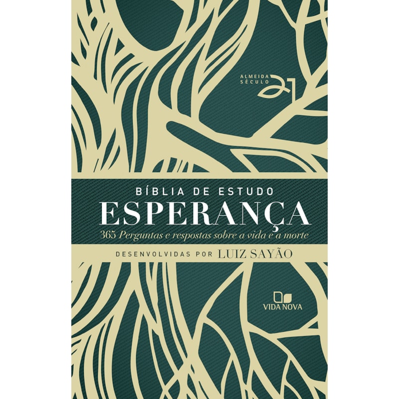 Bíblia de estudo Esperança - Capa dura - Árvore: 365 perguntas e respostas sobre a vida e a morte