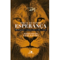 Bíblia de estudo Esperança - Capa dura - Leão: 365 perguntas e respostas sobre a vida e a morte