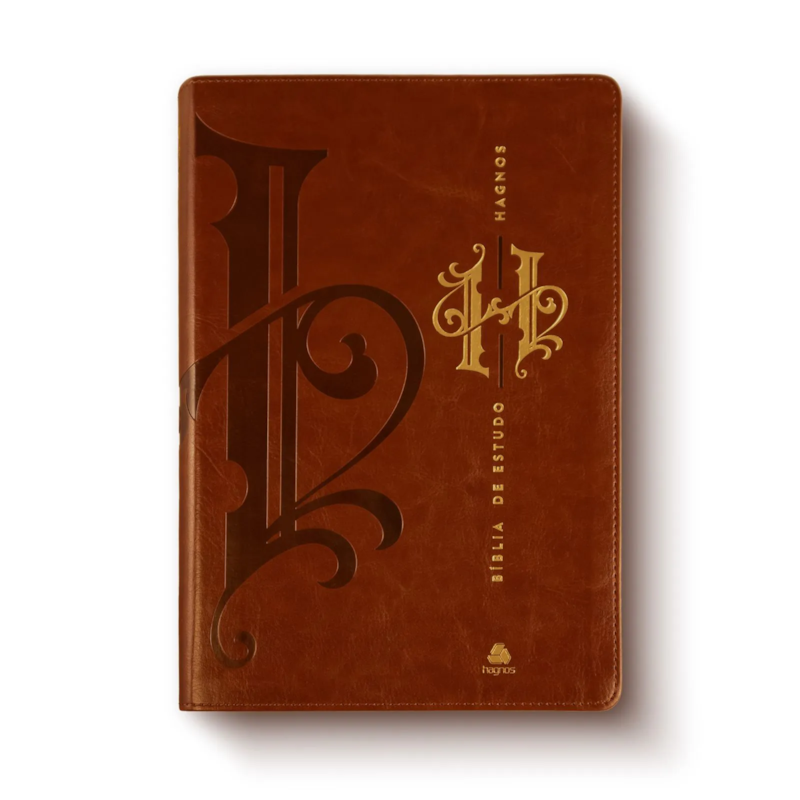BÍBLIA DE ESTUDO HAGNOS - NOTAS, COMENTÁRIOS E RECURSOS DE HAROLD WILLMINGTON - MARROM