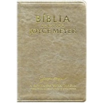 BÍBLIA DE ESTUDO JOYCE MEYER | NVI | LETRA MÉDIA | CAPA DOURADA