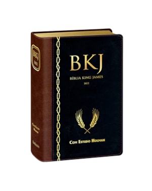 BÍBLIA DE ESTUDO KING JAMES - FIEL 1611 - MARROM E PRETO