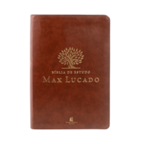 BÍBLIA DE ESTUDO MAX LUCADO NVI, CAPA LUXO MARROM, LEITURA PERFEITA