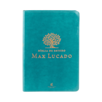 BÍBLIA DE ESTUDO MAX LUCADO NVI, LETRA TRADICIONAL, FONTE LEITURA PERFEITA, CAPA LUXO VERDE