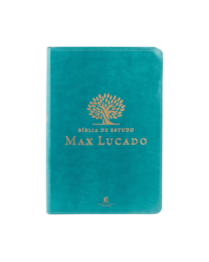BÍBLIA DE ESTUDO MAX LUCADO NVI, LETRA TRADICIONAL, FONTE LEITURA PERFEITA, CAPA LUXO VERDE